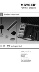 Product Information DIY SE 1 TPE spring contact EN