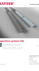Operating instructions Capacitive system CSE