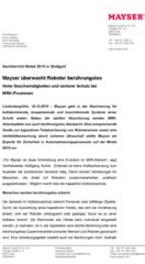 Pressekit Motek Messenachbericht