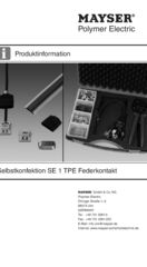 Produktinformation Selbstkonfektion SE1 Federkontakt