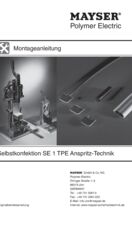 Montageanleitung Selbstkonfektion SE1 Anspritz-Technik