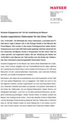Pressekit Mayser Osternester