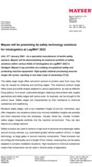 Press release Preview LogiMAT