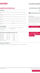 Angebotsanforderung Schaltmatten SM8