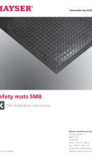 Installation instruction Safety mats SM8