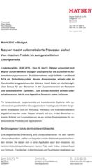 Pressekit Motek Messevorbericht