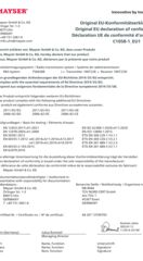Declaration of conformity C1058_EU1 Radio transmission system RB3