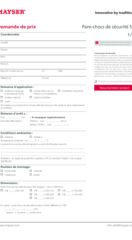 Demande de prix Pare-chocs de sécurité SB