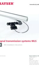 Installation instruction Signal transmission systems WLS