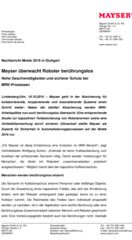 Mayser Nachbericht MOTEK