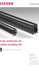 Documentation produit : Kit de confection de profilés sensibles SP