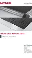 Produktinformation Schaltmatten SM und SM11