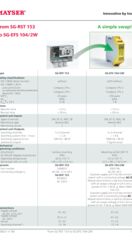 Replacement for SG-RST 153