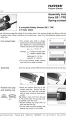 Installation instruction SE I TPE spring contact