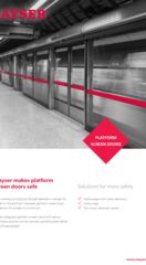 Platform screen doors flyer