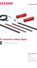 Product information DIY Miniature safety edges