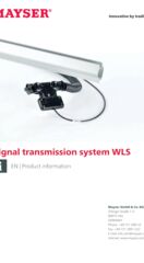 Product information Signal transmission systems WLS