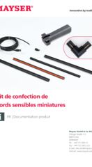 Documentation produit: Bords sensibles miniatures; Kit de confection