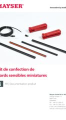 Documentation produit: Bords sensibles miniatures; Kit de confection