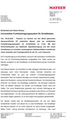 Pressemitteilung Funkübertragungssystem