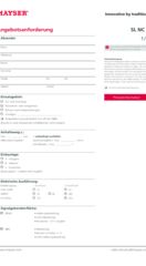 Angebotsanforderung Öffner-Schaltleisten SL NC II