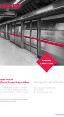 Platform screen doors Flyer