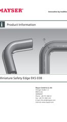 Product information Miniature Safety Edge EKS 038