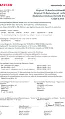 Konformitätserklärung C1006 SX mit SG-EFS 104/4L