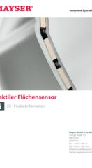 Produktinformation Taktiler Flächensensor Medizintechnik