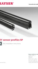Installation instruction DIY sensor profiles SP