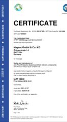 Certificate Ulm IATF 16949 EN