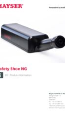 Produktinformation Safety Shoe