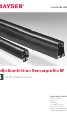 Produktinformation Selbstkonfektion Sensorprofile SP