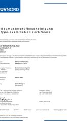Zertifikat 44 205 13043613 SG-RS 309-2