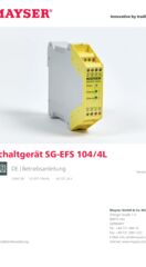 Betriebsanleitung Schaltgerät SG-EFS 104/4L