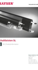 Produktinformation Schaltleisten SL