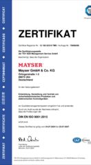 Zertifikat Ulm ISO 9001