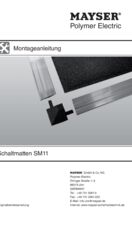 Montageanleitung Schaltmatten SM11
