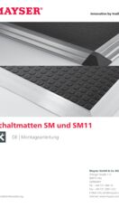 Montageanleitung Schaltmatten SM und SM11