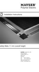 Installation instruction Safety mats 11 mm overall height
