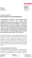 Pressetext Automotive Interiors