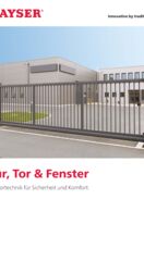 Tür, Tor und Fenster Broschüre