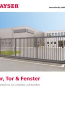 Tür, Tor und Fenster Broschüre
