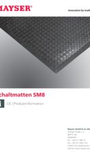 Produktinformation Schaltmatten SM8