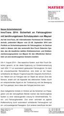 Pressetext InnoTrans 2014