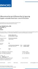 Zertifikat 44 205 13043618 SB