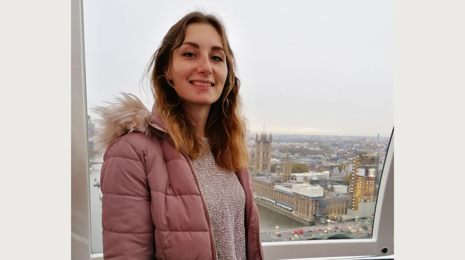 Janina Miller in the London Eye