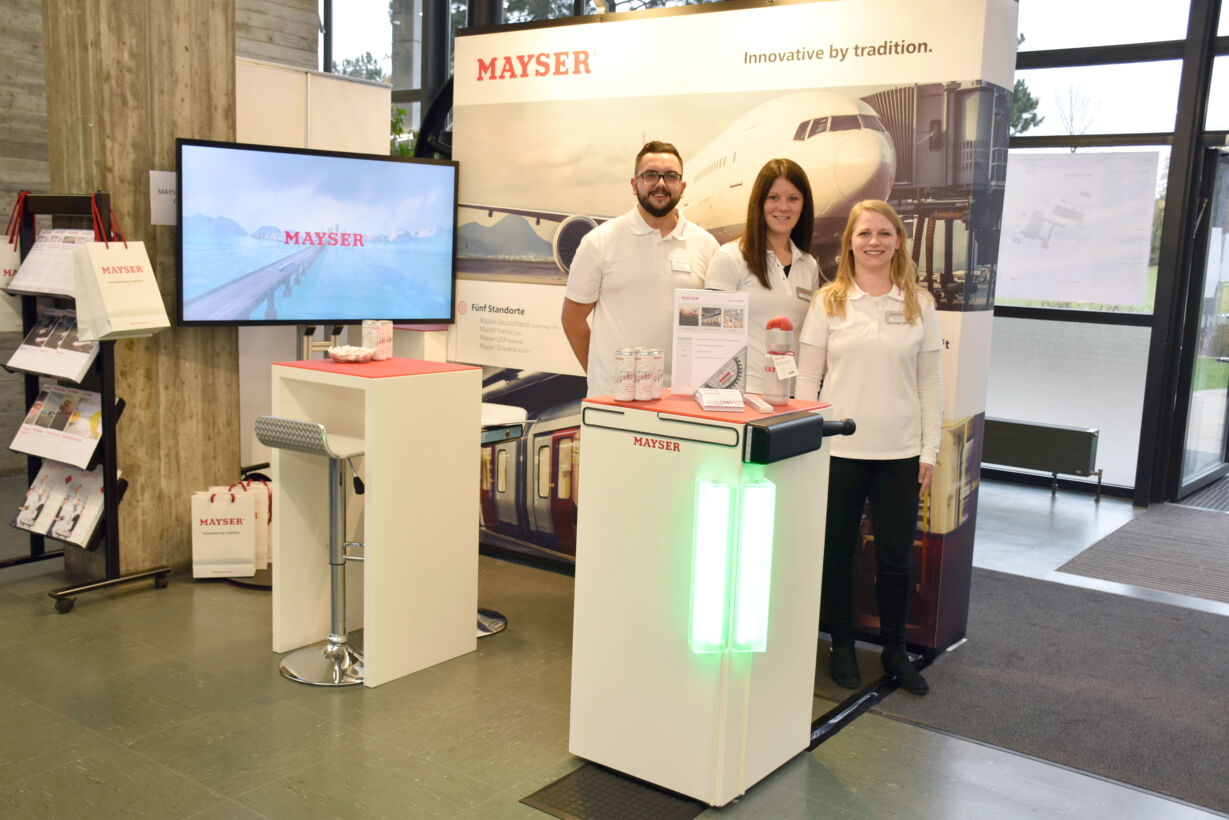Mayser Team auf dem Messestand  Karrierebörse 2018